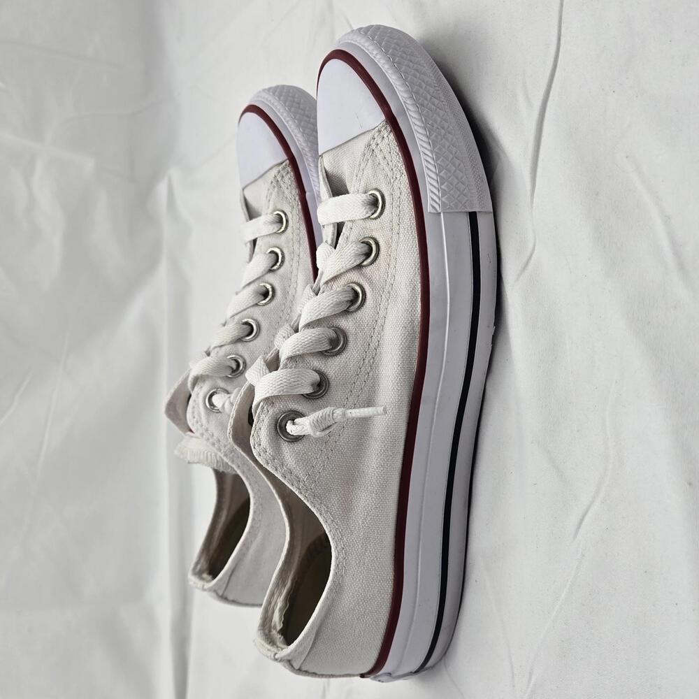 Converse Chuck Taylor All Star Low Top Sneakers Classic White W-7 M-5